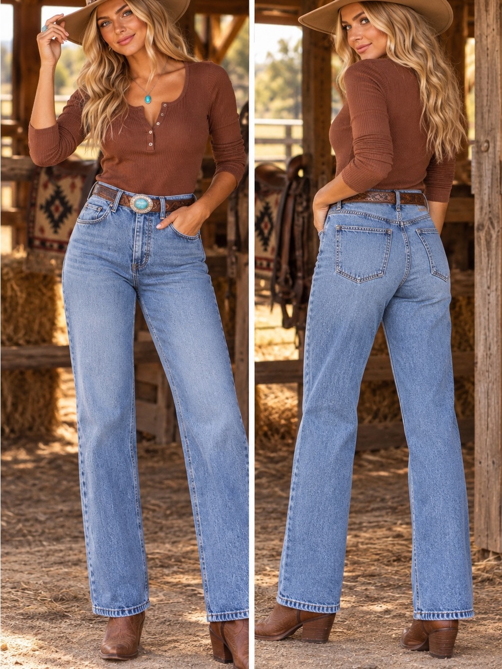 AGOLDE High Rise Button Fly Straight Leg Jeans Size 26 Medium Wash